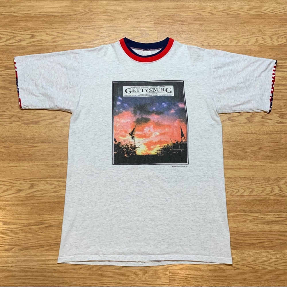 Vintage Gettysburg Movie Promo T Shirt War Film